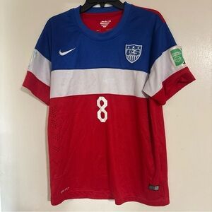 Nike Patrick Dempsey World Cup 2014 Tricolor Soccer Jersey Number 8